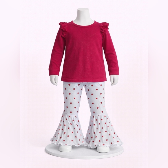 Bums & Roses Red Set 4T - Picture 1 of 7